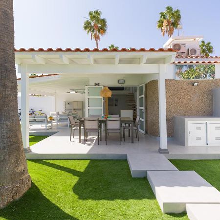 Aquarium Bungalow Private Jacuzzi, 3 Bedrooms, Ac And Bikes Maspalomas  Buitenkant foto