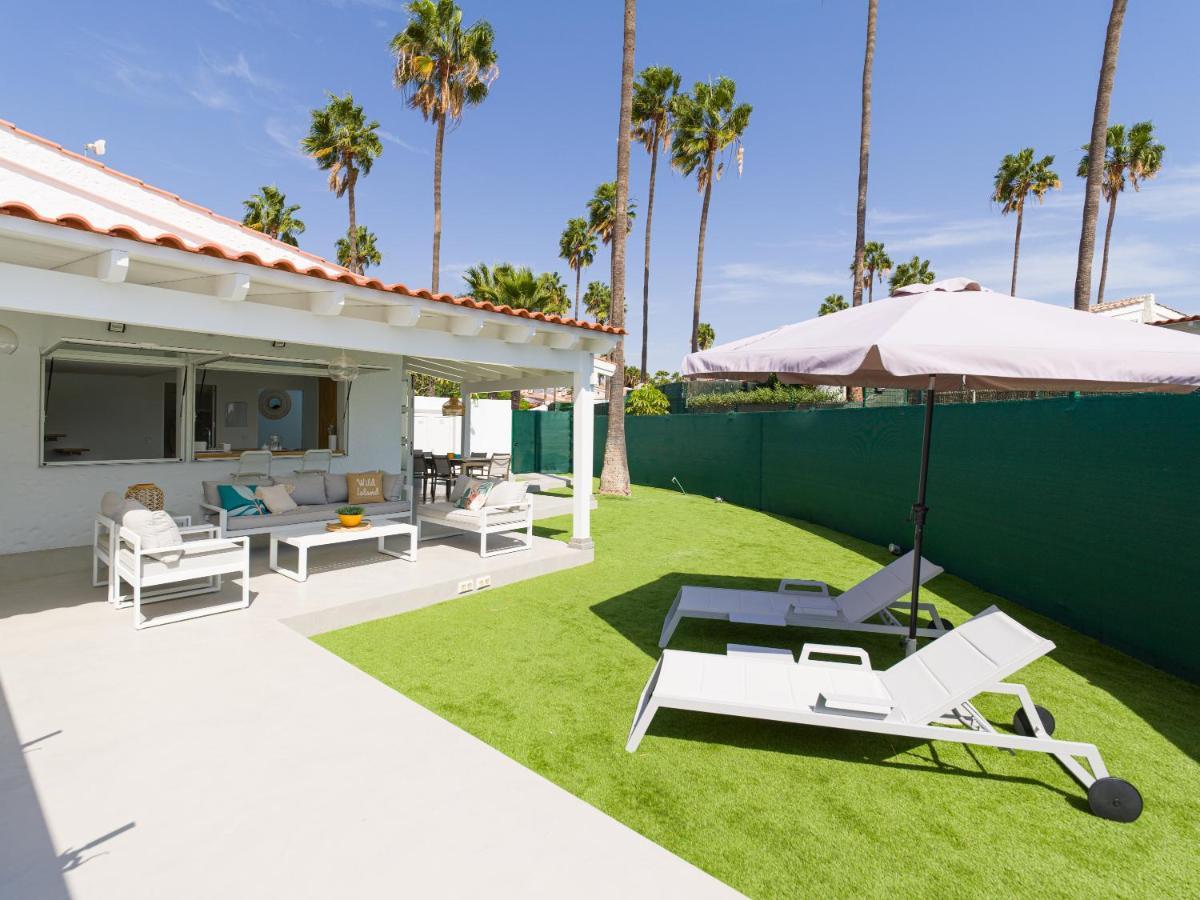Aquarium Bungalow Private Jacuzzi, 3 Bedrooms, Ac And Bikes Maspalomas  Buitenkant foto