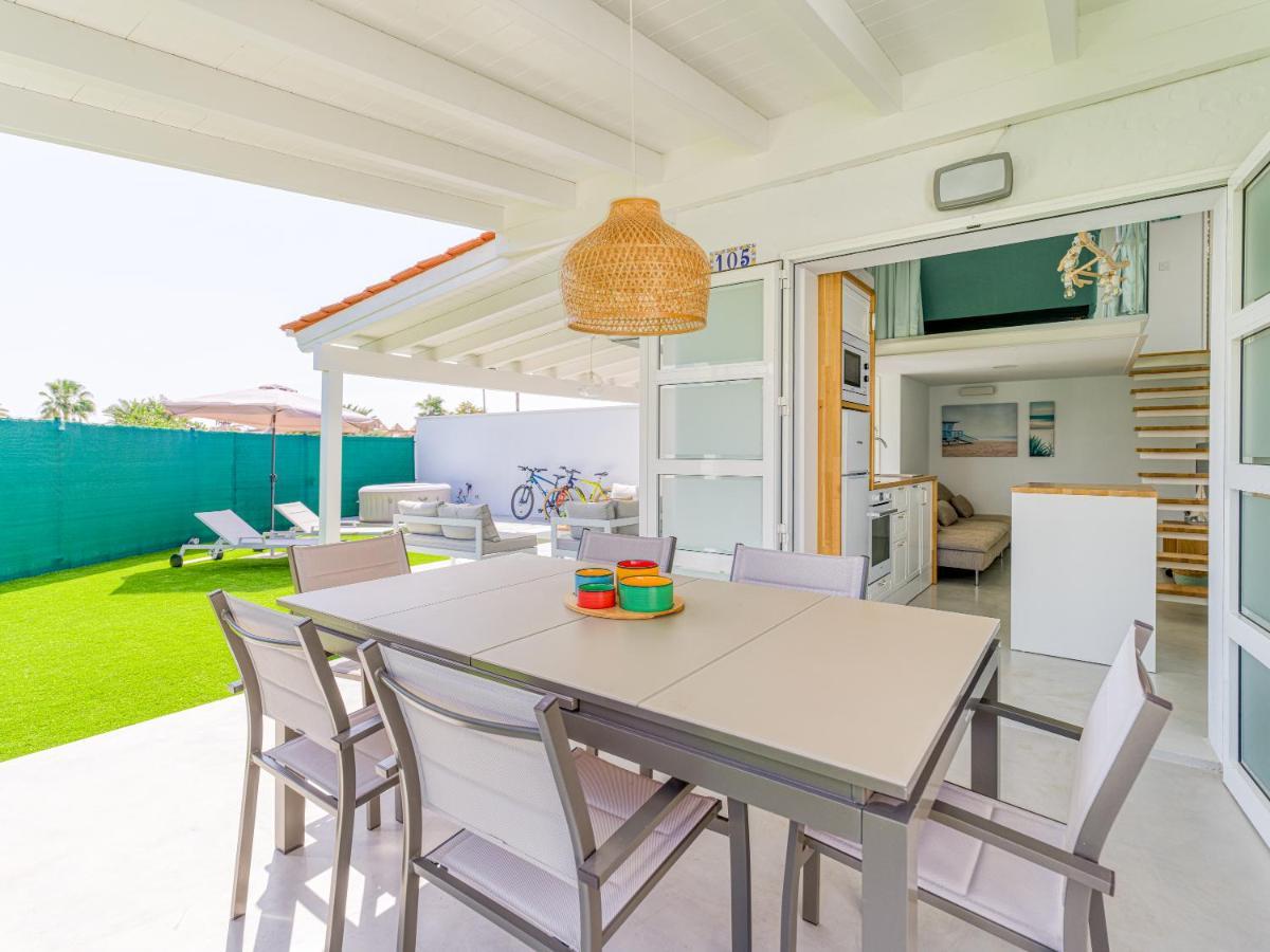 Aquarium Bungalow Private Jacuzzi, 3 Bedrooms, Ac And Bikes Maspalomas  Buitenkant foto