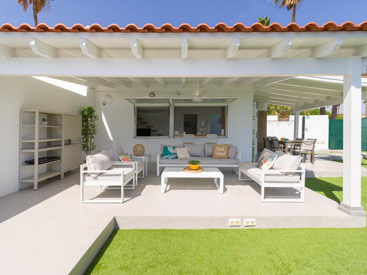 Aquarium Bungalow Private Jacuzzi, 3 Bedrooms, Ac And Bikes Maspalomas  Buitenkant foto