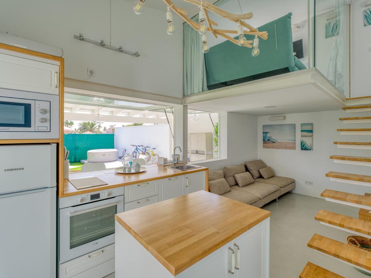 Aquarium Bungalow Private Jacuzzi, 3 Bedrooms, Ac And Bikes Maspalomas  Buitenkant foto